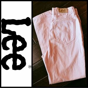 Lee Light Pink High-Rise Denim Jeans